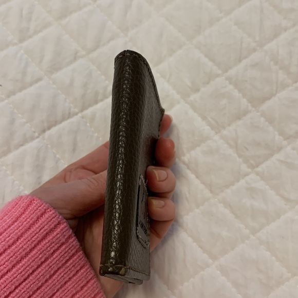 John DEERE brown leather wallet tri-fold five card slots two bill slots OS - Picture 10 of 12